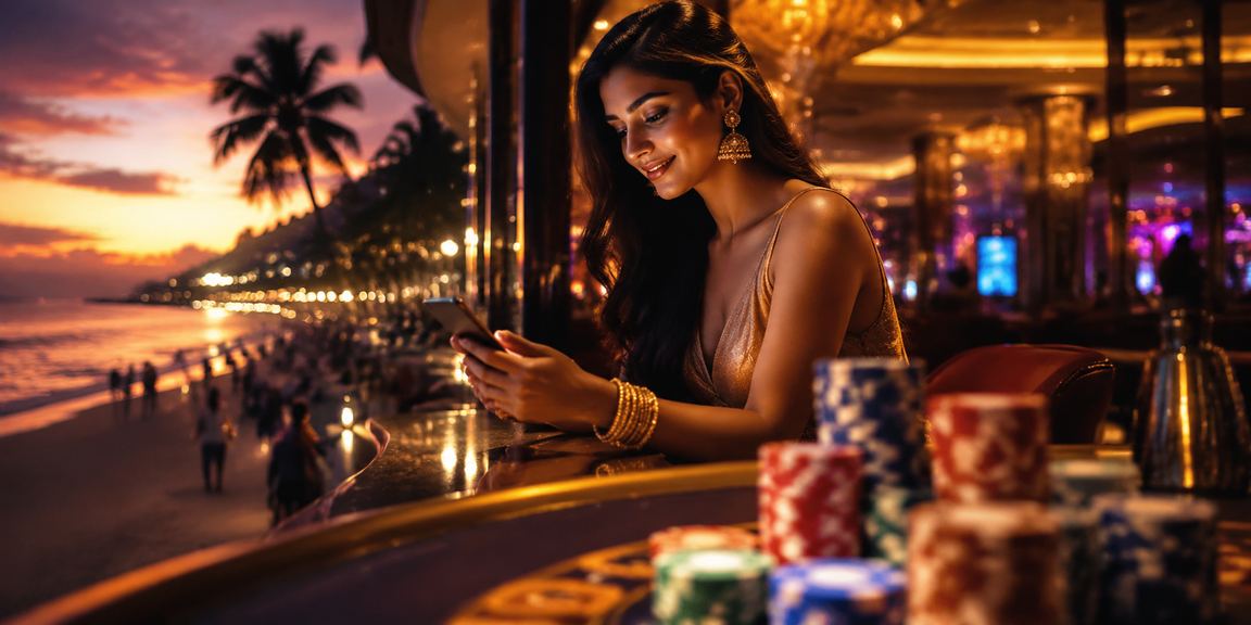Mobile payments made easy on beach vacation in Goa